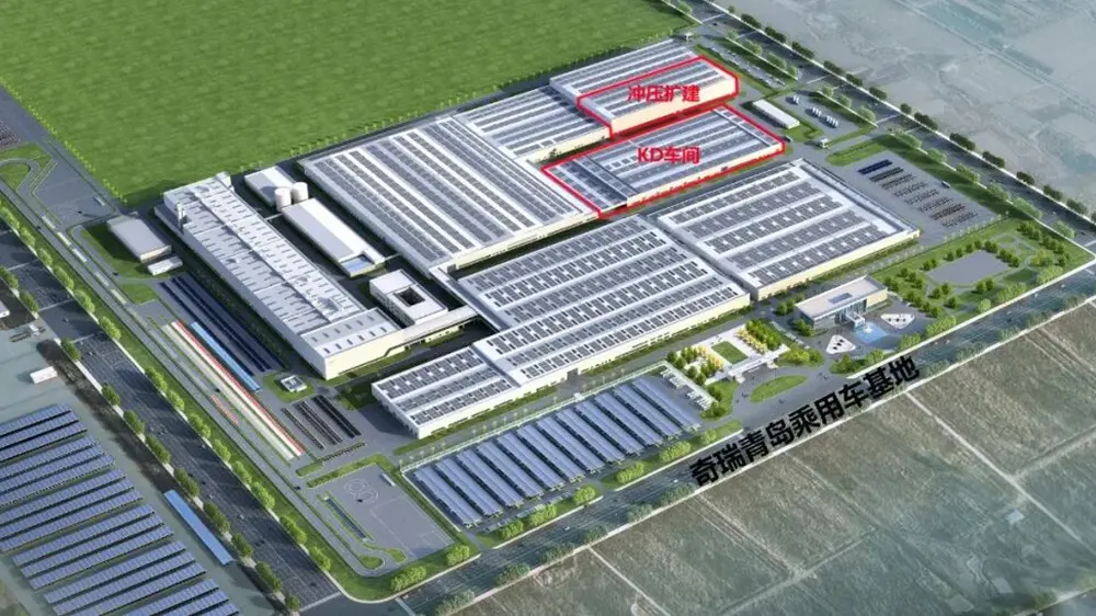 奇瑞KD部品生産工場建設プロ​​ジェクトは梁上で、EIHEは奇瑞汽車青島基地建設プロジェクトが入札「三連覇」を獲得したことを実現した。