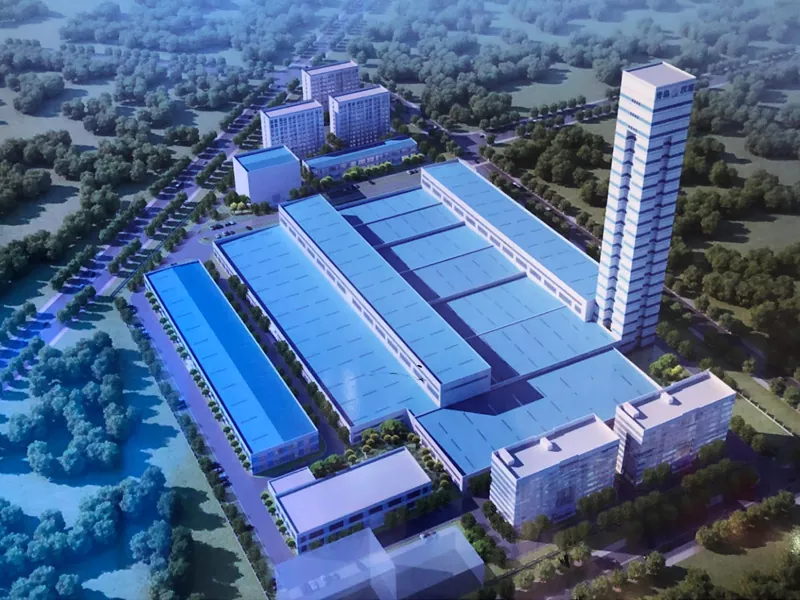 複雑な鉄骨建物