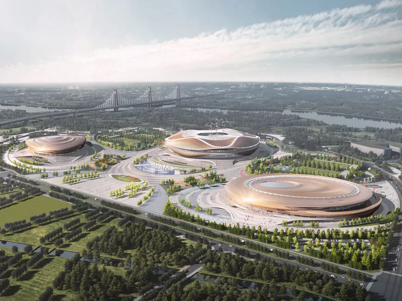 エネルギー効率の高い金属フレームの建物