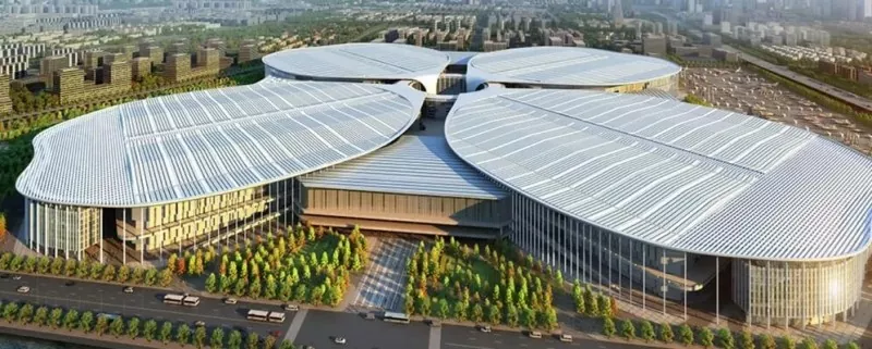 重量展示ホール 鉄骨構造