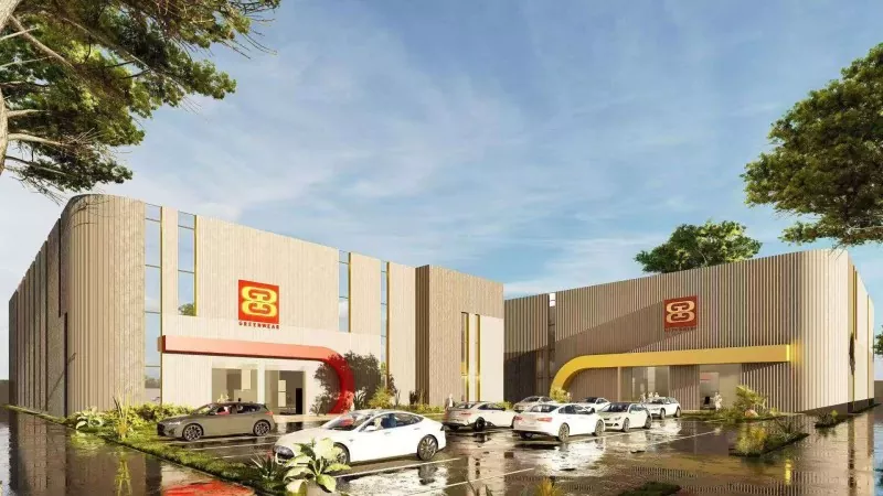 プレエンジニアリング鉄鋼工場の建物建設