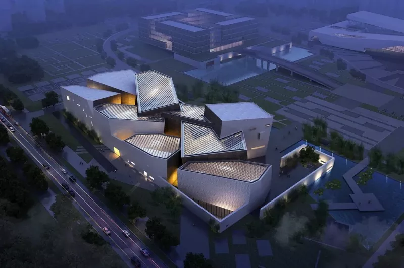 鉄骨美術館建物
