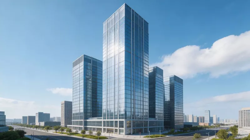 鉄骨ファイナンシャルタワー建設