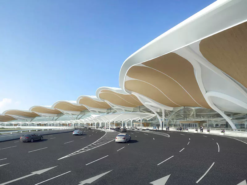 鉄骨造空港ターミナルビル